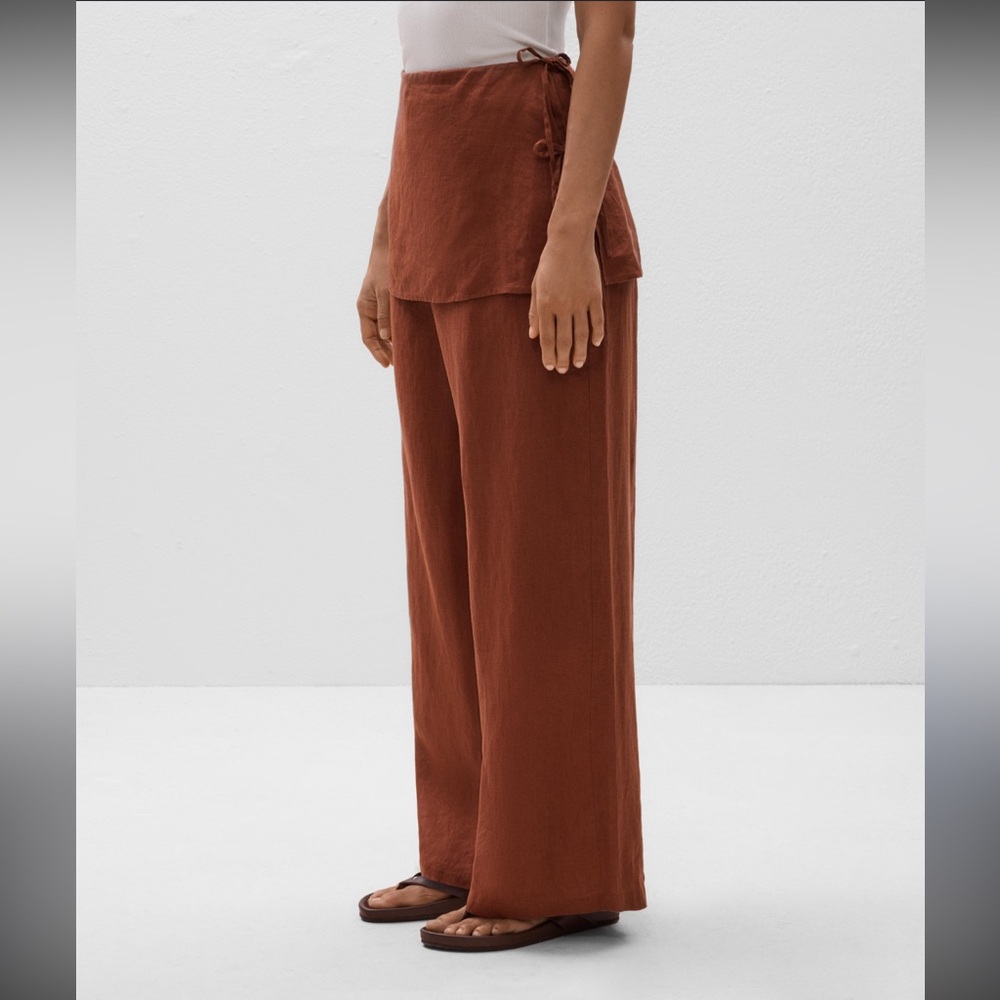 Oysho linen trousers